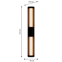 Уличный настенный светильник  Favourite Asador 4827-2W