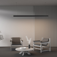 Линейный подвесной светильник Maytoni Technical 4000K 35x67 (Черный, 2 м) LL312048