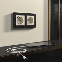 Розетка Werkel с быстрой зарядкой USB Type A+С слоновая кость W1171703