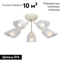 Потолочная люстра Vitaluce V3405/5PL