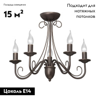 Потолочная люстра Vitaluce V1659/5PL