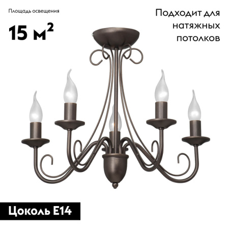 Потолочная люстра Vitaluce V1659/5PL