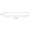Трековый однофазный светильник Lightstar Teta CCT 205217CCT
