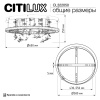 Потолочная люстра Citilux Etera CL322050