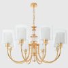 Подвесная люстра Crystal Lux ELENA SP8 GOLD