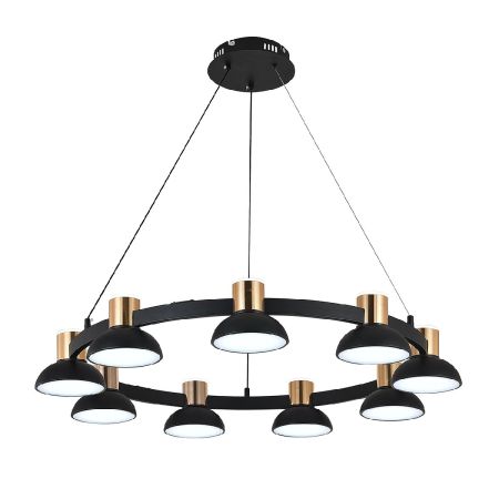 Подвесная люстра Indigo Traforo 11059/9P Black V000183L