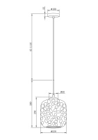Подвесной светильник Maytoni Dolce MOD001PL-01CFL