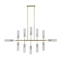 Люстра на штанге Indigo Saetta 11053/12R Gold V000565