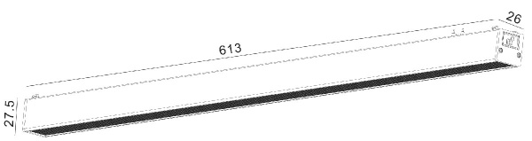 Трековый светильник SWG PRO DL-SLIM-DFBL-24-CCT 022078