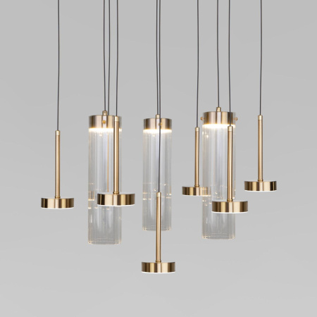 Подвесной светильник Eurosvet Quarzo 301102 LED латунь a071892