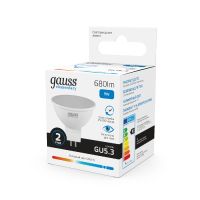 Лампа светодиодная Gauss GU5.3 9W 6500K матовая 13539