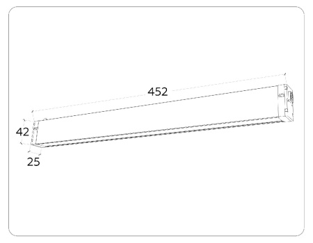 Трековый магнитный светильник Ambrella Light Magnetic 220V GL1282