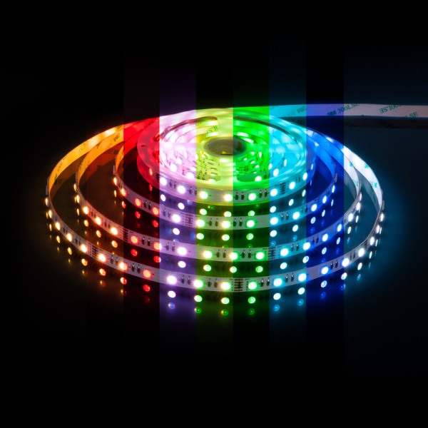 Светодиодная лента Elektrostandard 24V 24W 60Led 5050 IP20 MIX RGB/теплый белый, 5м 4690389172298