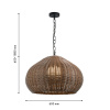 Подвесной светильник Favourite Wicker 4884-1P