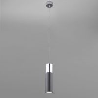 Подвесной светильник Eurosvet 50135/1 LED хром/черный