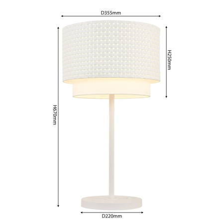 Настольная лампа F-Promo Nevada 4801-1T