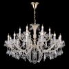 Подвесная люстра Crystal Lux CRISTELLE SP12+6 GOLD