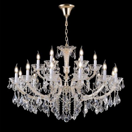 Подвесная люстра Crystal Lux CRISTELLE SP12+6 GOLD