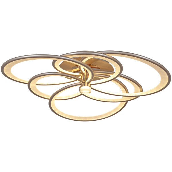 Потолочная люстра Reluce 09246-0.3-3+3 Champaign silver