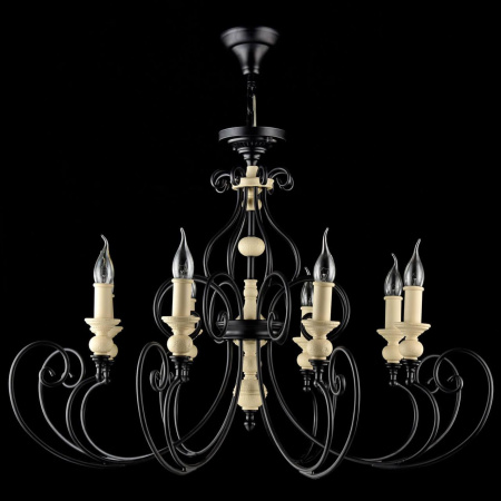 Люстра Maytoni Karina H631-PL-08-B черный