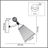 Бра Lumion Classi Aurica 8046/1W