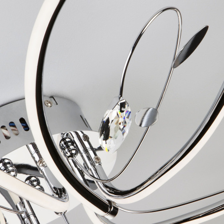 Потолочная светодиодная люстра Eurosvet Venzel 90082/6 хром