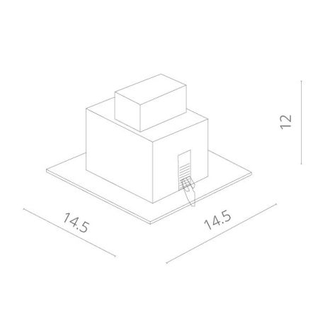Встраиваемый светильник Arte Lamp Technika A5930PL-1SI
