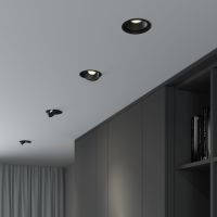 Встраиваемый светодиодный светильник Elektrostandard Slide 25083/LED 6W 4200K чёрный a062944