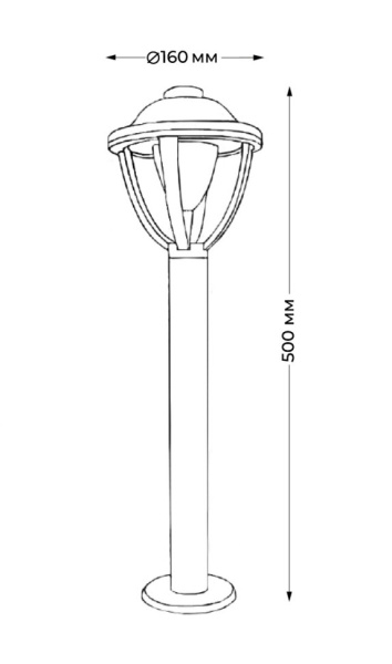 Ландшафтный светильник Italline IT9005