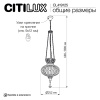 Подвесная люстра Citilux Каир CL419125