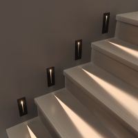 Встраиваемый светодиодный светильник Elektrostandard Step 8 40108/Led черный