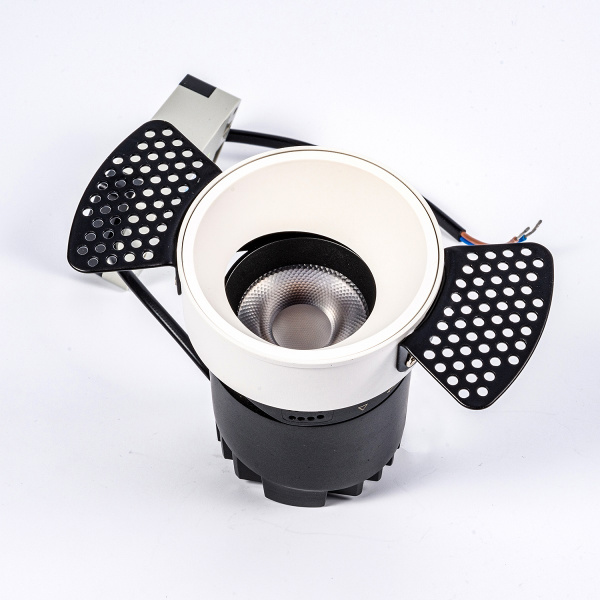 Встраиваемый светильник Fiberli 302T75 (круглая рамка) 12130203