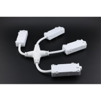 Коннектор питания Х-образный угловой для магнитного шинопровода Aployt Magnetic track 220 APL.0280.10.05