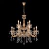 Подвесная люстра Crystal Lux ELIZABETH SP8+4 BRASS