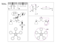 Потолочная люстра Ambrella light Traditional Modern TR303307