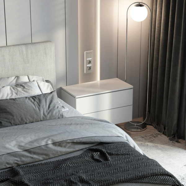 Выключатель одноклавишный проходной с подсветкой Werkel W1212104 4690389211898 a069450