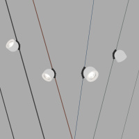 Трековый однофазный светильник Denkirs Belty spot DK5640-WH+BK