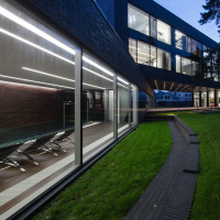 Линейный светодиодный встраиваемый светильник 78см 15Вт 6500К матовое серебро 101-300-78 Elektrostandard