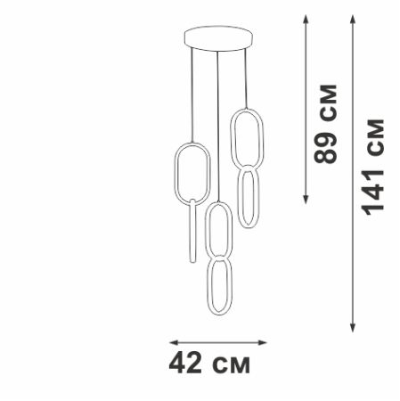 Подвесная люстра Vitaluce V4695-0/6S