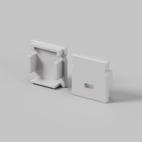 Комплект заглушек для профиля 2020 2шт Maytoni Led Strip ALM-2020-EC 642072