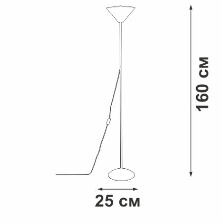 Торшер Vitaluce V2841-0/1P