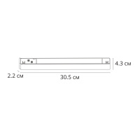 Трековый магнитный светильник Arte Lamp Linea A4682PL-1BK