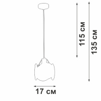 Подвесной светильник Vitaluce V5828-8/1S