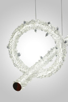 Подвесная люстра AM Group Ovale GD D1000+300