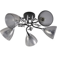 Потолочная люстра Reluce 01525-0.3-05 BK+CR