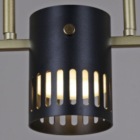 Потолочная люстра Reluce 06675-0.3-05 GD+BK GX53