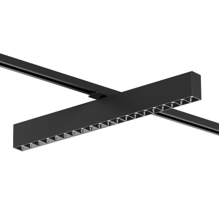 Трековый однофазный светильник Denkirs Edder DK6644-BK