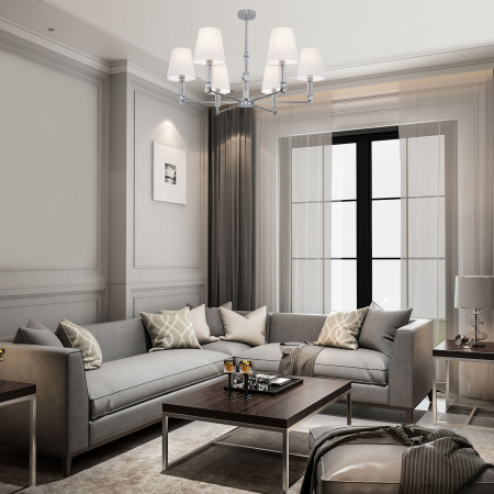 Потолочная люстра Eurosvet Conso 60145/6 хром Smart a061955