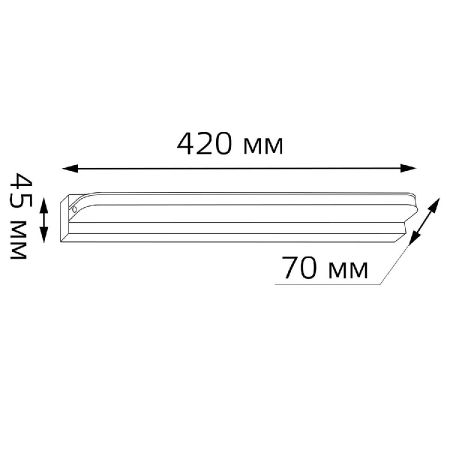 Настенный светильник Gauss Venera BR001