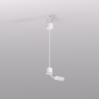 Подвод питания для подвесного монтажа трека Denkirs Smart Base TR2124-WH